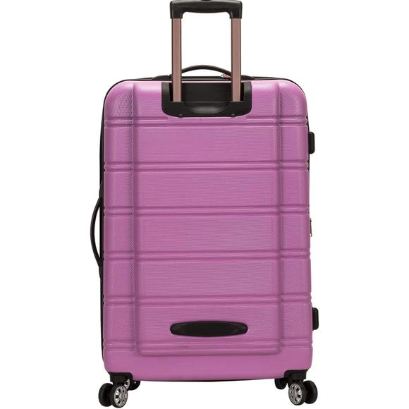 Rockland Melbourne 2-pc. Hardside Spinner Luggage Set - JCPenney Rockland Melbourne Hardside Expandable Luggage with Spinner Wheels, Pink, 2Piece